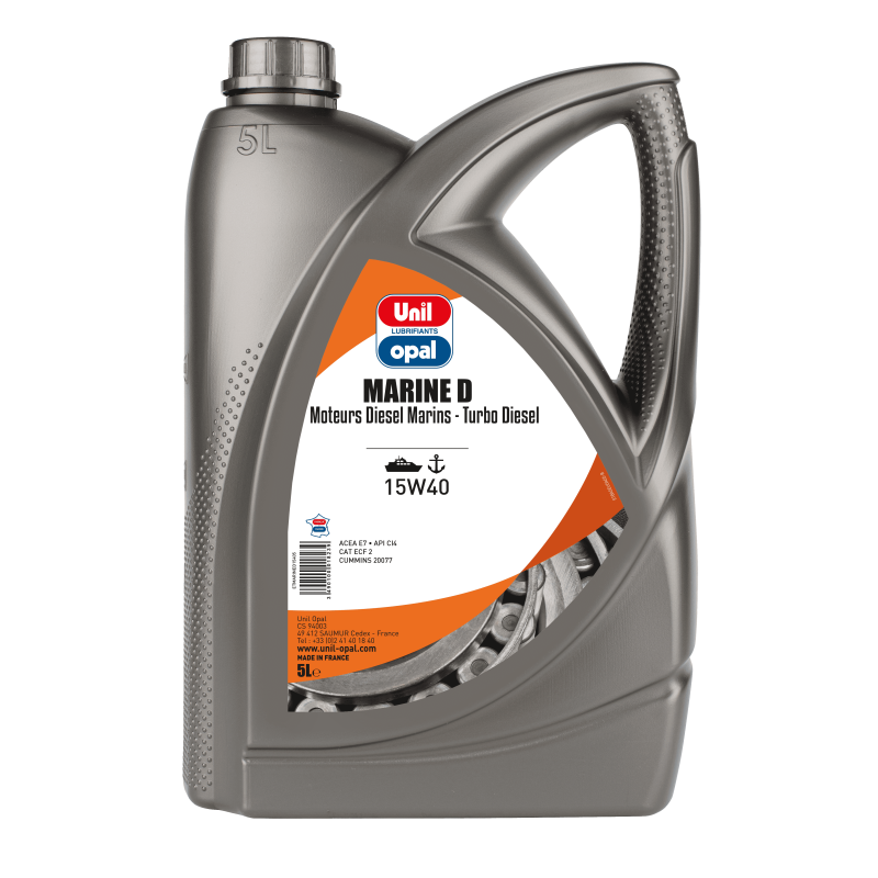 Huile moteur MARINE D 15W40 UNIL OPAL 5L | 39,19 €