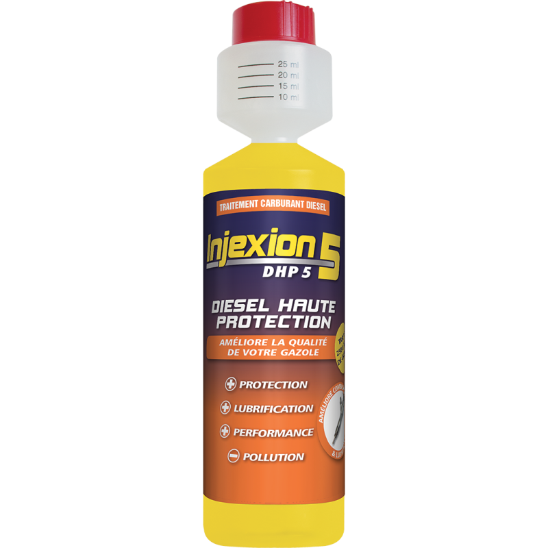 Photographie du produit d'entretien Injexion 5 Protecteur Diesel Haute Protection 250mL