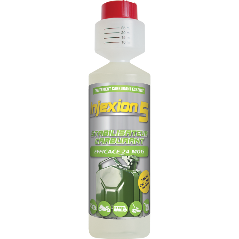Photographie du produit d'entretien Injexion 5 Stabilisateur de Carburant Essence 250mL