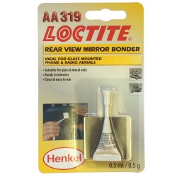 Photographie du produit d'entretien Kit Colle Spécial Rétroviseurs LOCTITE AA 319 - Tube 0,5mL & Patch Activateur