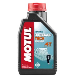 Photographie d'une huile de moteur Huile Moteur Motul OUTBOARD 4T TECH 10W40 1L