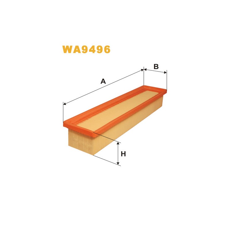 Photographie du produit d'entretien Filtre à Air WIX WA9496 pour voiture