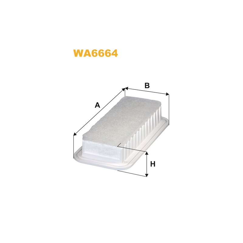 Photographie du produit d'entretien Filtre à Air WIX WA6664 pour voiture