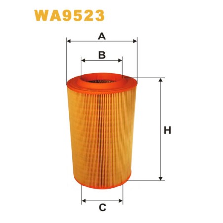 Photographie du produit d'entretien Filtre à Air WIX WA9523 pour voiture