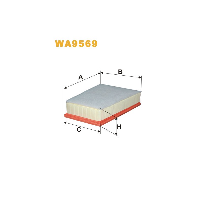Photographie du produit d'entretien Filtre à Air WIX WA9569 pour voiture