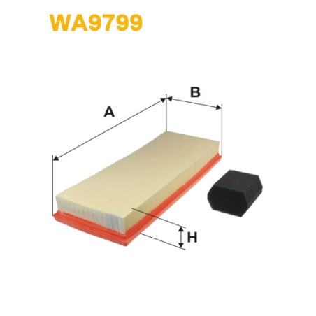 Photographie du produit d'entretien Filtre à Air WIX WA9799 pour voiture