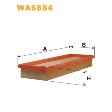 Photographie du produit d'entretien Filtre à Air WIX WA6684 pour voiture