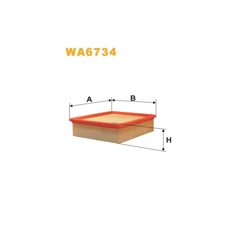 Photographie du produit d'entretien Filtre à Air WIX WA6734 pour voiture