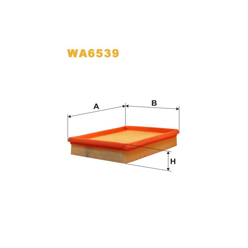Photographie du produit d'entretien Filtre à Air WIX WA6539 pour voiture