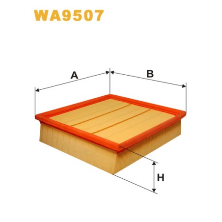 Photographie du produit d'entretien Filtre à Air WIX WA9507 pour voiture