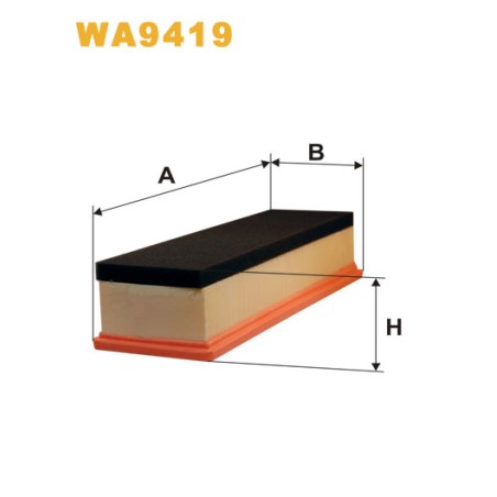 Photographie du produit d'entretien Filtre à Air WIX WA9419 pour voiture