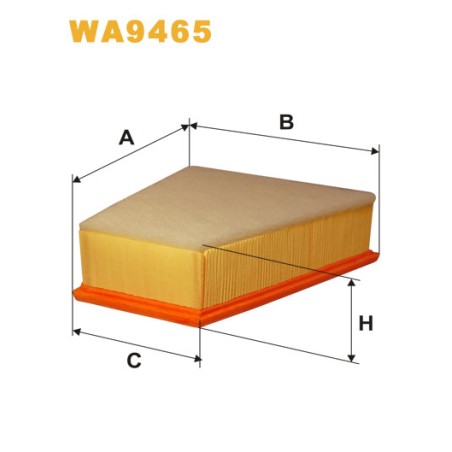 Photographie du produit d'entretien Filtre à Air WIX WA9465 pour voiture