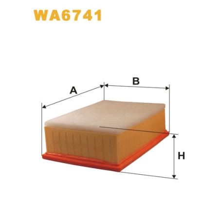 Photographie du produit d'entretien Filtre à Air WIX WA6741 pour voiture