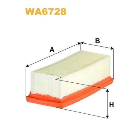 Photographie du produit d'entretien Filtre à Air WIX WA6728 pour voiture