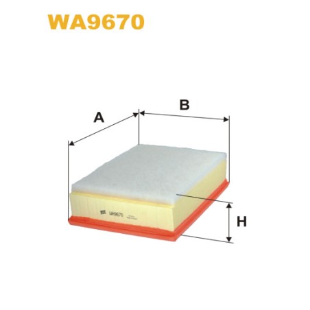 Photographie du produit d'entretien Filtre à Air WIX WA9670 pour voiture