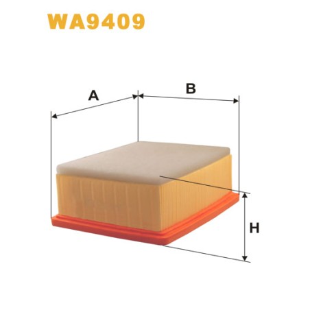 Photographie du produit d'entretien Filtre à Air WIX WA9409 pour voiture