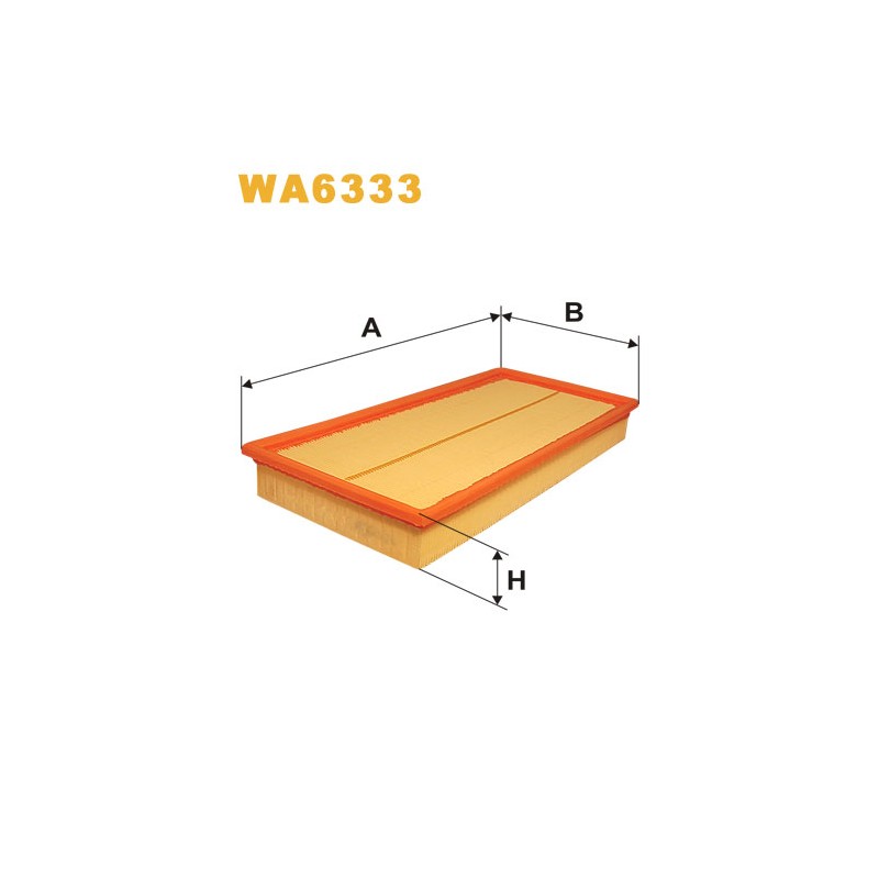 Photographie du produit d'entretien Filtre à Air WIX WA6333 pour voiture