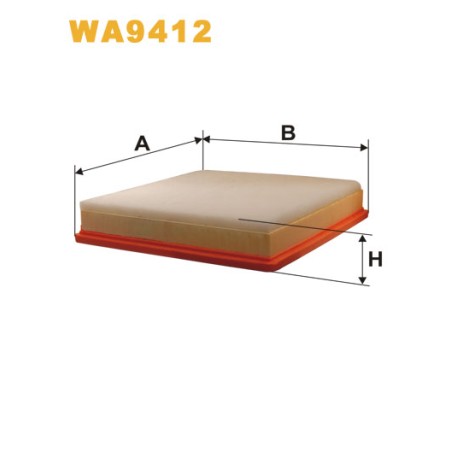 Photographie du produit d'entretien Filtre à Air WIX WA9412 pour voiture