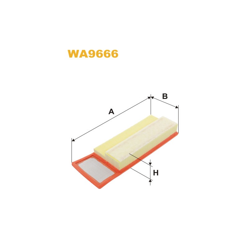 Photographie du produit d'entretien Filtre à Air WIX WA9666 pour voiture