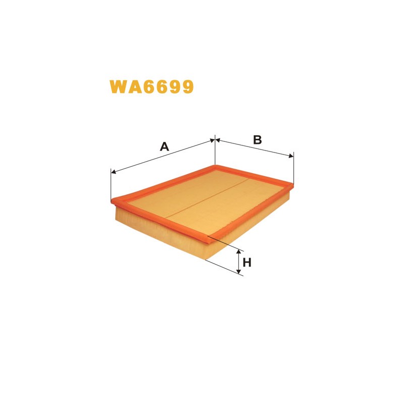 Photographie du produit d'entretien Filtre à Air WIX WA6699 pour voiture