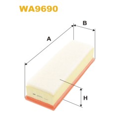 Photographie du produit d'entretien Filtre à Air WIX WA9690 pour voiture