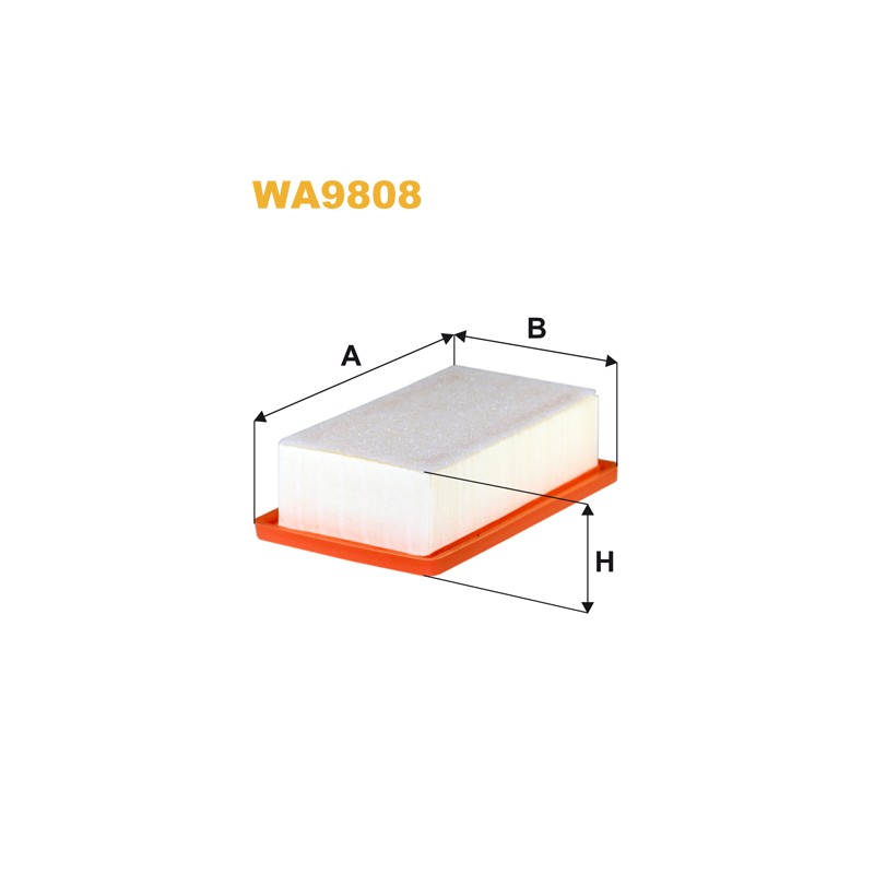 Photographie du produit d'entretien Filtre à Air WIX WA9808 pour voiture