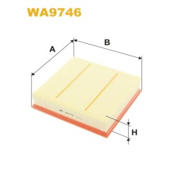 Photographie du produit d'entretien Filtre à Air WIX WA9746 pour voiture