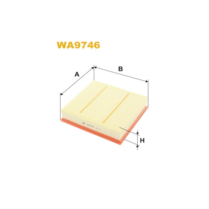 Photographie du produit d'entretien Filtre à Air WIX WA9746 pour voiture