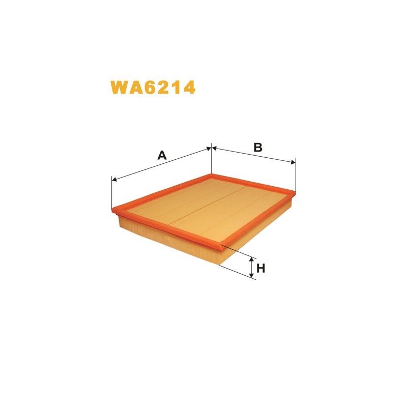 Photographie du produit d'entretien Filtre à Air WIX WA6214 pour voiture