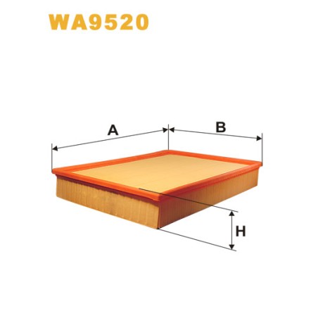 Photographie du produit d'entretien Filtre à Air WIX WA9520 pour voiture