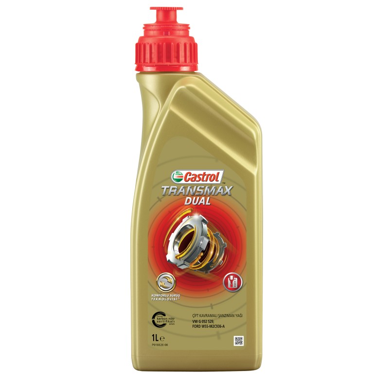 Photographie d'une huile de moteur Huile de Boîte Castrol Transmax DUAL 1L