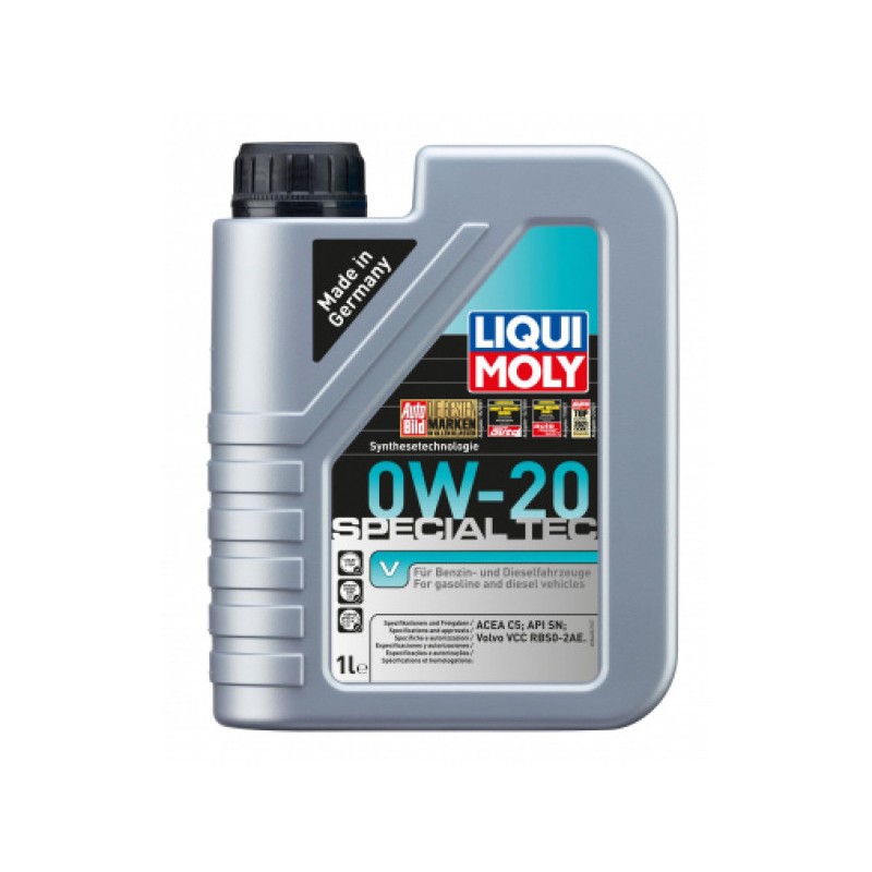 Photographie d'un bidon de Special Tec V 0W20 C5 | Huile moteur Liqui Moly