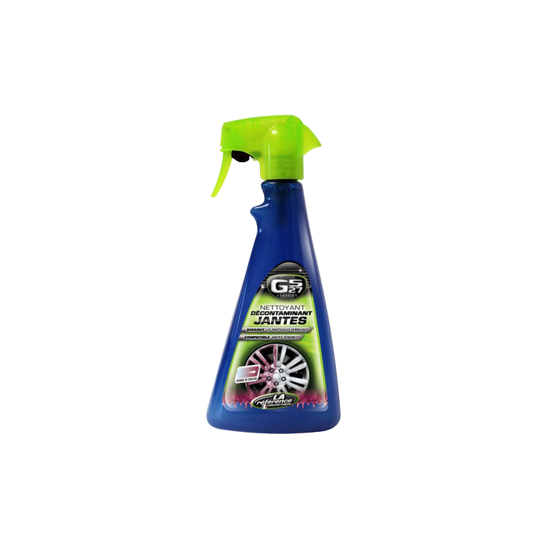 Photographie du produit d'entretien Nettoyant décontaminant jantes PH neutre 500 mL GS27